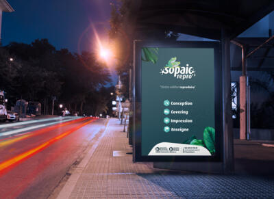 affiche backlight abribus